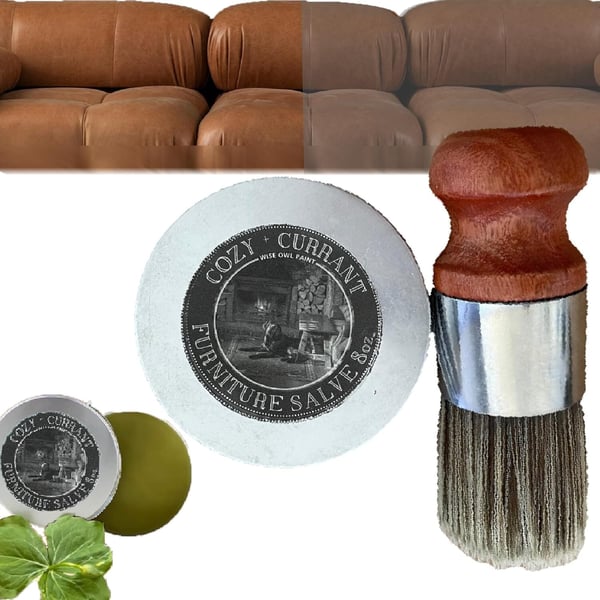 š„BUY 2 SAVE EXTRA 25% š„Wise Owl Furniture Salve & Brush - Image 9