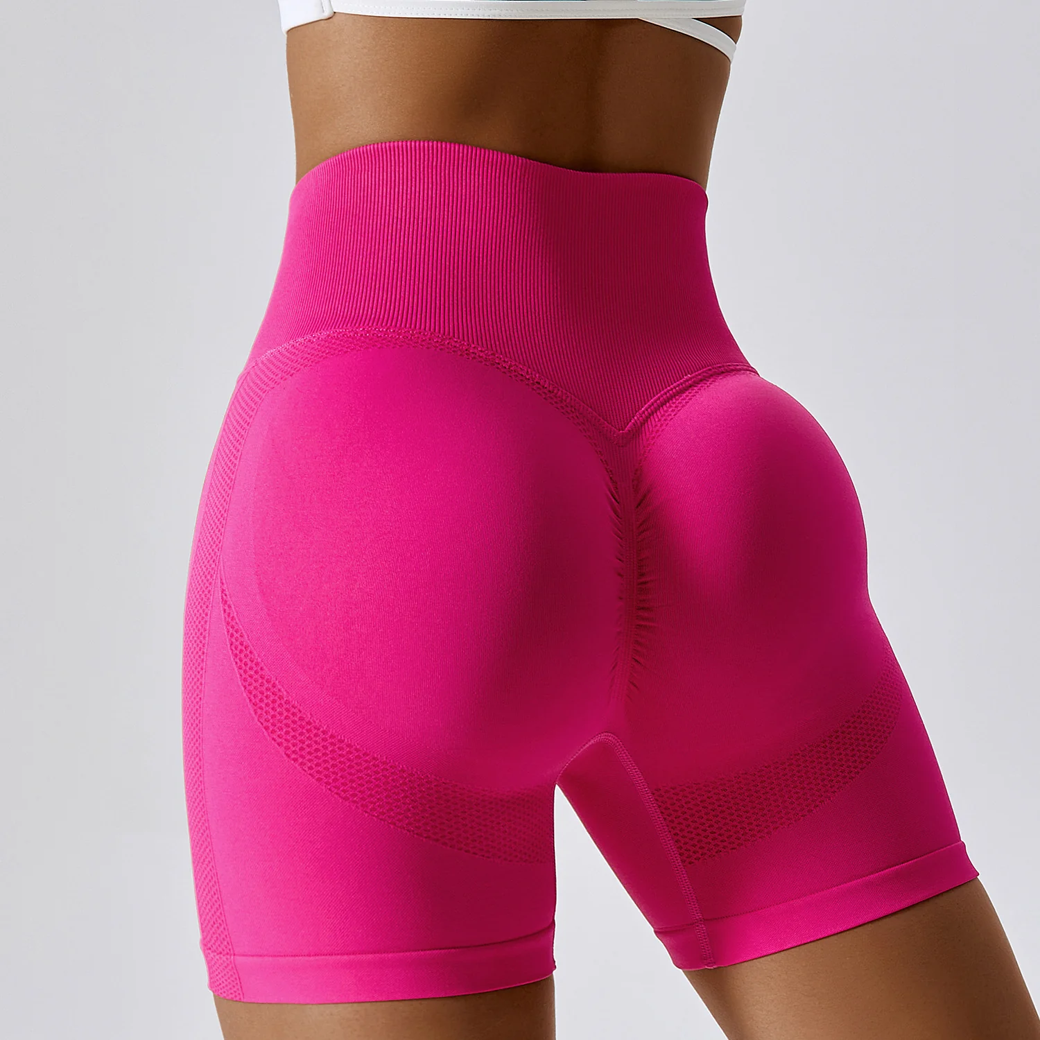💖Last Day Promotion🔥High Waist Smile Yoga Short Pants - Image 22