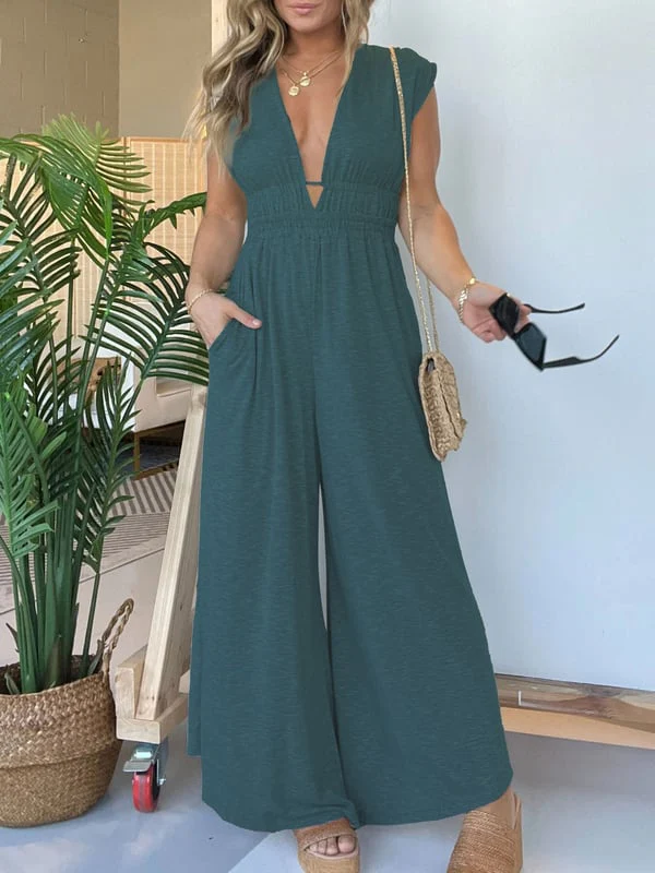 🌷LAST DAY SALE 49% OFF🌷2024 NEW DEEP V JUMPSUIT 🚚 FREE SHIPPING - Image 3
