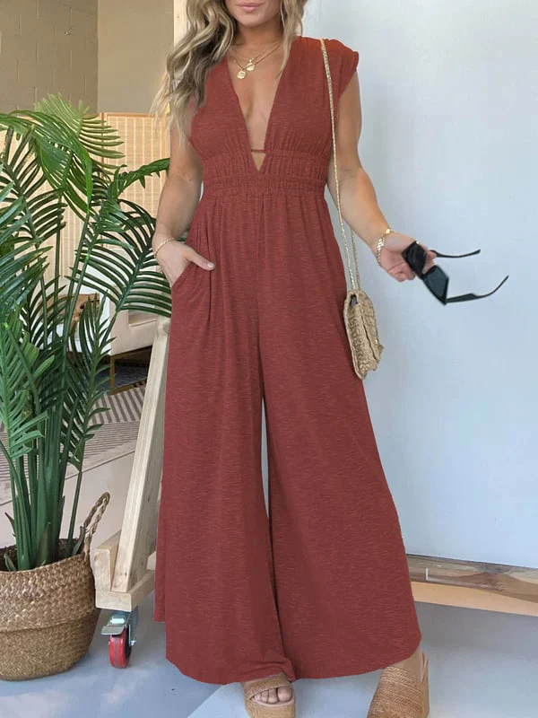 🌷LAST DAY SALE 49% OFF🌷2024 NEW DEEP V JUMPSUIT 🚚 FREE SHIPPING - Image 7