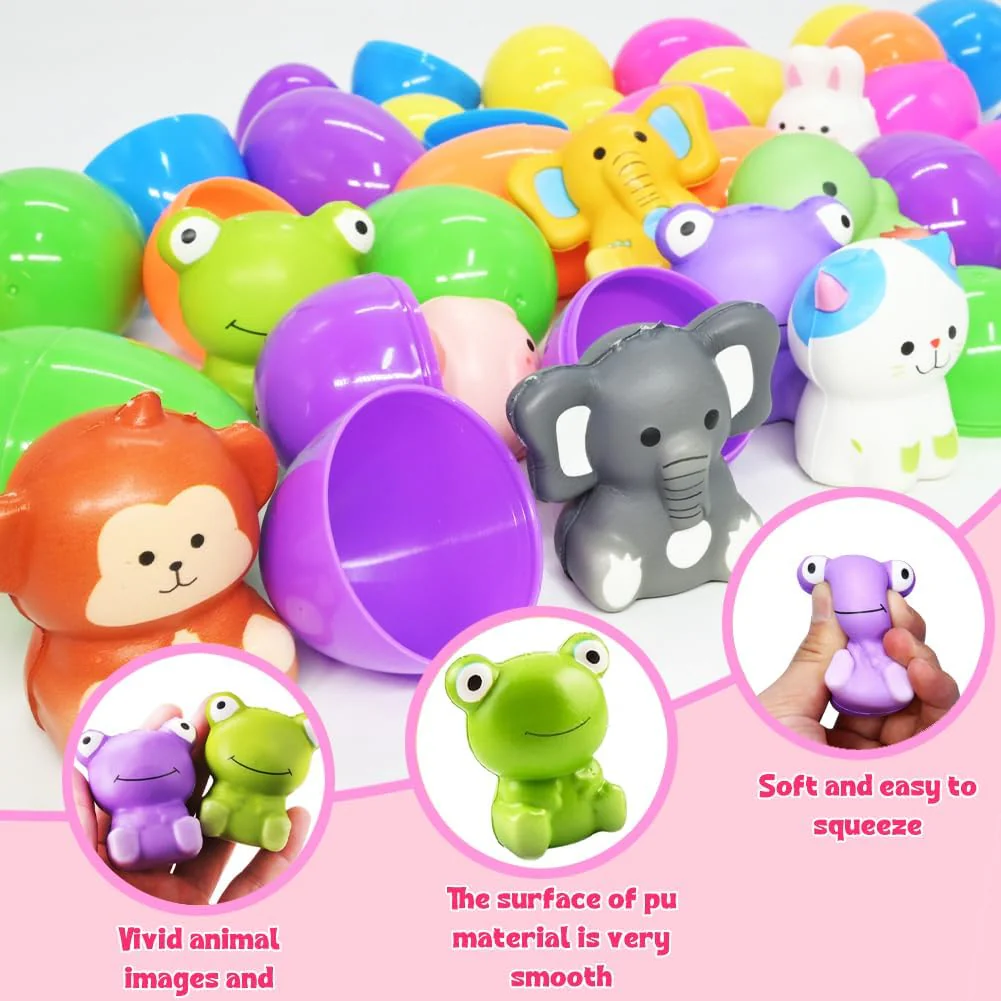 🔥LAST DAY SALE 49% OFF🔥24 PCS Easter Eggs Prefilled Slow Rising Squishy Toys - Image 4