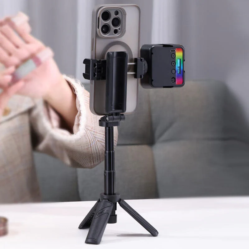 3 in 1 Selfie Stick Tripod with LED Fill Light & Remote - Image 2