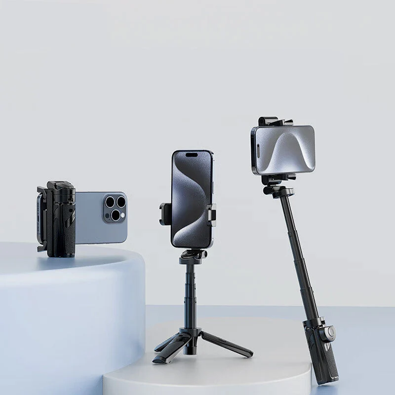 3 in 1 Selfie Stick Tripod with LED Fill Light & Remote - Image 3