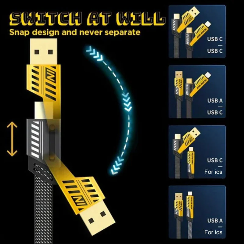 🔥Hot Sale🔥4 in 1 PD 27W 65W Fast Charging Cable💞Buy 1 Get 1 Free - Image 2