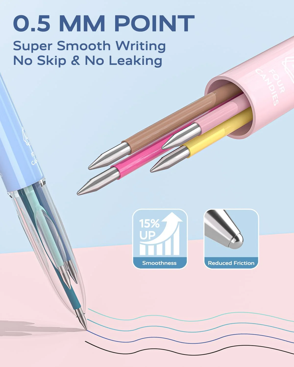 ⏳Last Day 50%OFF🎨🖊4-in-1 Multi-Color Ink Pen (6PCS/SET) - Image 3