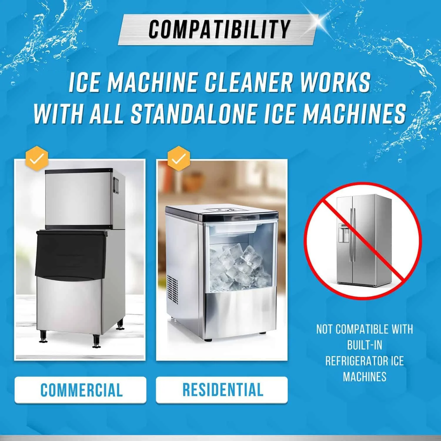 🧊LAST DAY SPECIAL PRICE £5.99✨ Ice Machine Cleaner & Descaler - 24 Cleaning Tablets Compatible with All Brands - Image 4