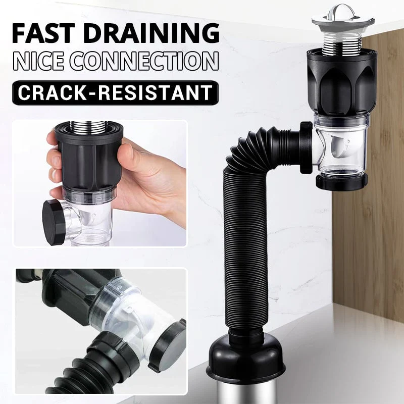 š„Summer Hot Sale 49% OFFš„Telescopic drain pipe against odor - Image 5