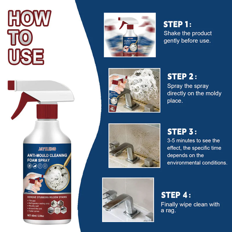 🌟Magic Anti-mildew Magic!🌟 Anti-Mould Cleaning Foam Spray（BUY 1 GET 1 FREE） - Image 8