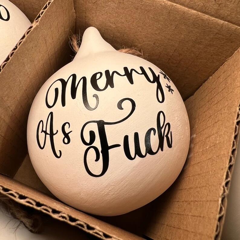 🎄 Early Christmas Sale 🎁Christmas Funny Offensive Bauble - Image 2
