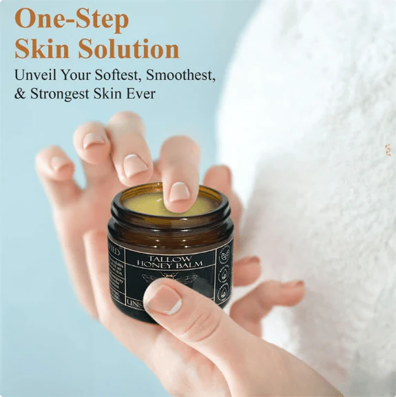 💖Beef Tallow Beeswax and Honey Face Moisturizer - Image 6