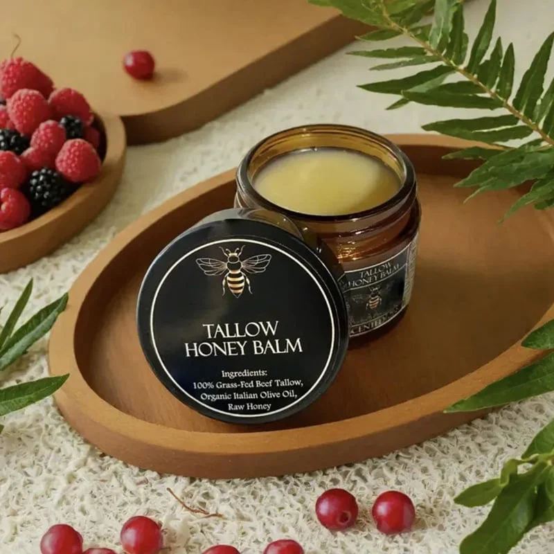 💖Beef Tallow Beeswax and Honey Face Moisturizer - Image 9