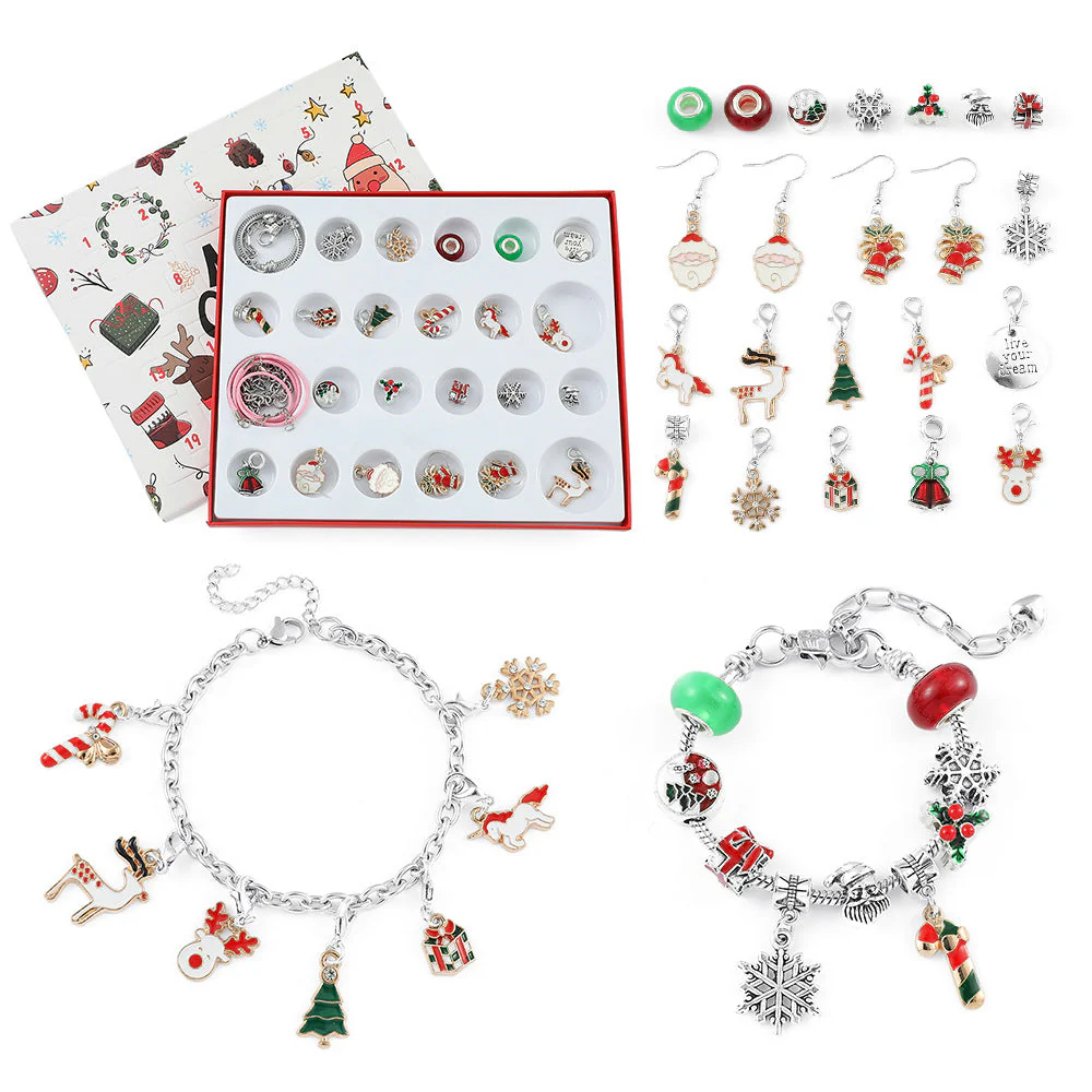 ⏰Last Day Promotion: BUY 2 GET 1 FREE✨DIY Christmas Advent Calendar Bracelets Set - Image 17