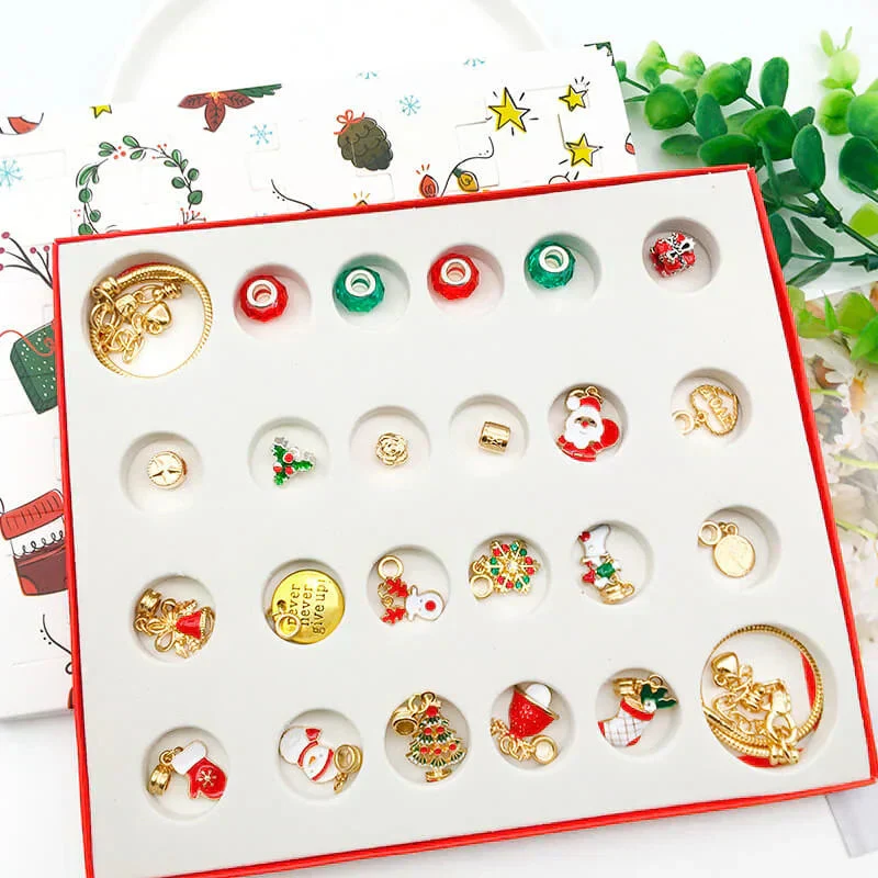 ⏰Last Day Promotion: BUY 2 GET 1 FREE✨DIY Christmas Advent Calendar Bracelets Set - Image 3