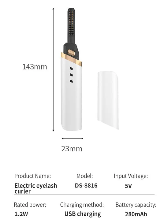 💖No more mascara🌹Portable electric eyelash curling - Image 9