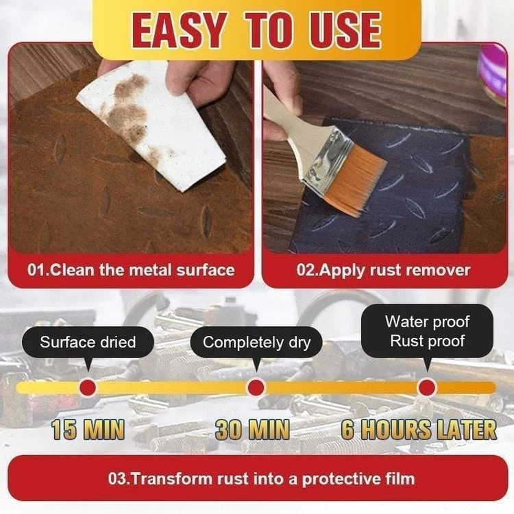 🔥Last Day Promotion 70% OFF✨Water-based Metal Rust Remover - Image 4