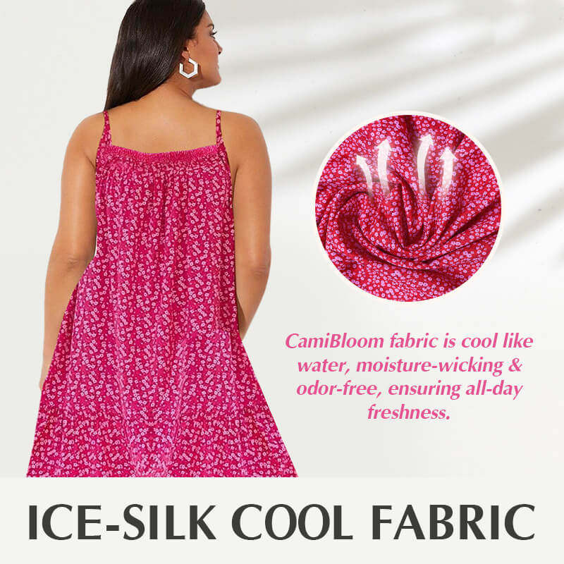 🎁Last Day Sale-49% Off🎁Floral Printed Camisole Dress - Image 4