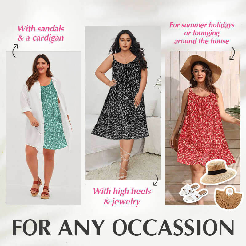 🎁Last Day Sale-49% Off🎁Floral Printed Camisole Dress - Image 5