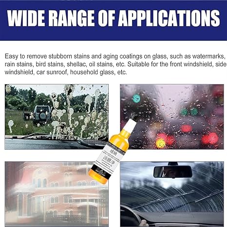 💥Buy 2 Get 1 Free💥Car Glass Oil Film Stain Removal Cleaner - Image 4