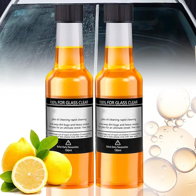💥Buy 2 Get 1 Free💥Car Glass Oil Film Stain Removal Cleaner - Image 5