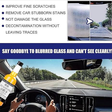 💥Buy 2 Get 1 Free💥Car Glass Oil Film Stain Removal Cleaner - Image 6