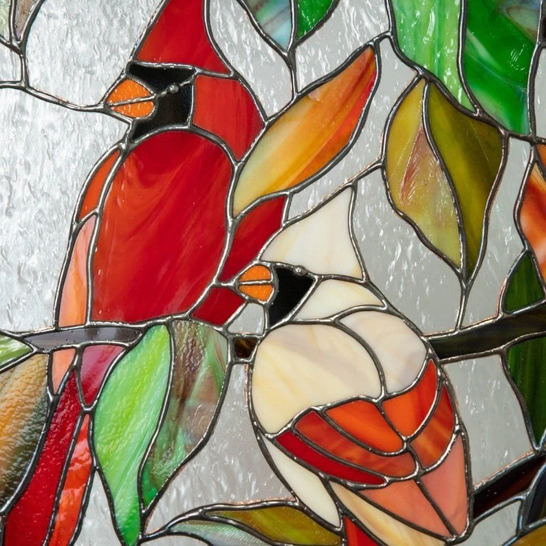 🎉 Last Day Promotion-49% OFF 🎉-Cardinal Stained Glass Window Panel - Image 7
