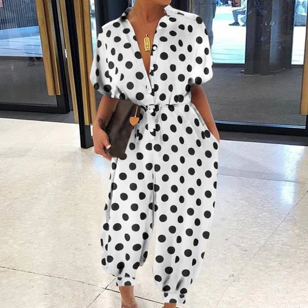 🔥BIG SALE - 49% OFF🔥FASHION PLUS SIZE Casual Pocket Jumpsuit - Image 10