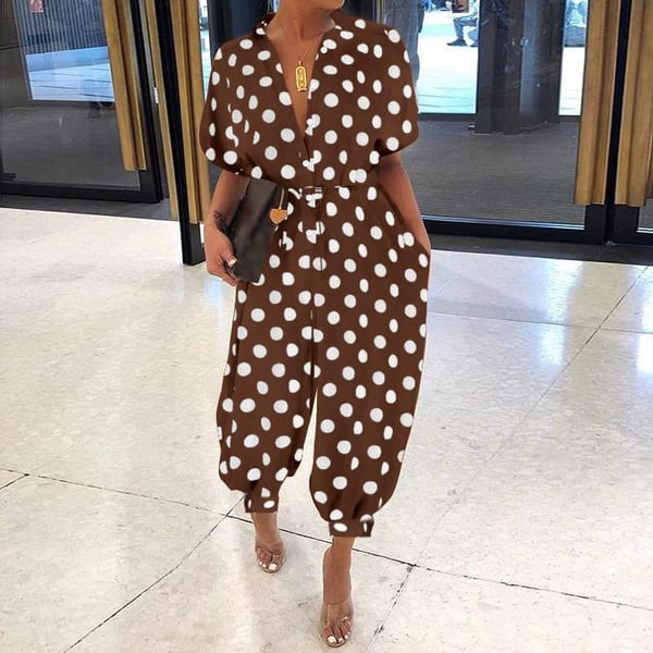 🔥BIG SALE - 49% OFF🔥FASHION PLUS SIZE Casual Pocket Jumpsuit - Image 12