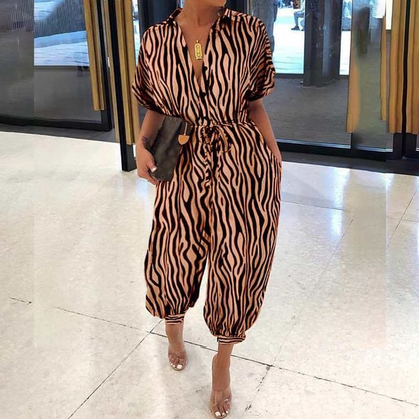 🔥BIG SALE - 49% OFF🔥FASHION PLUS SIZE Casual Pocket Jumpsuit - Image 7