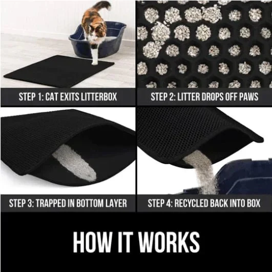 🔥Hot Sale 49% OFF🔥Non-Slip Cat Litter Mat - Image 11