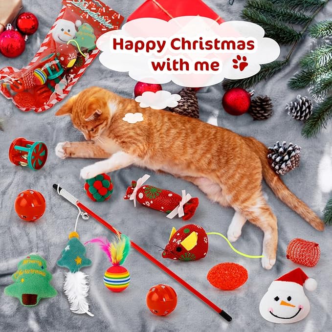 ✨Hot Sale 49% OFF😻2024 Christmas Countdown Cat Toys Advent Calendar🎁 - Image 4