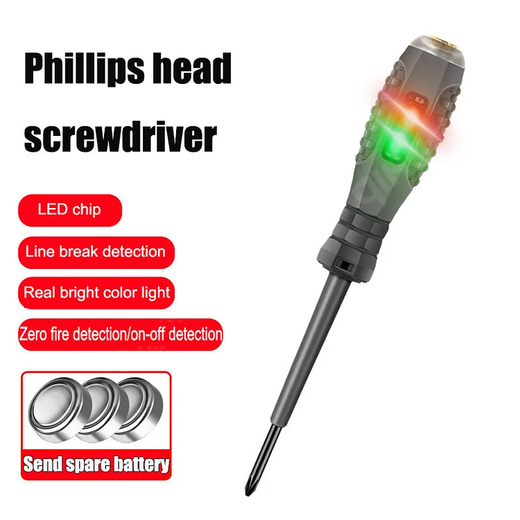 2-in-1 High Torque Strong Magnetic Screwdriver Electricity Detector - Image 5