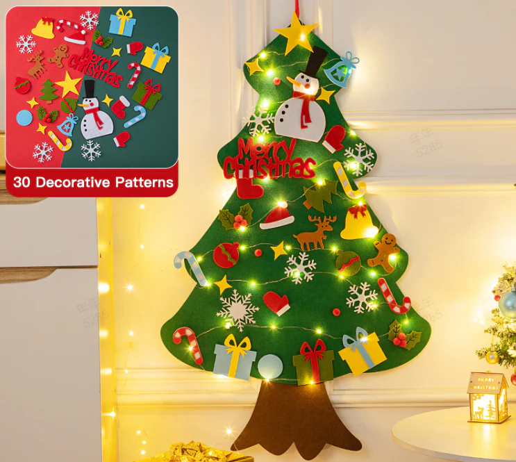 🎄Christmas Promotion 49% OFF🎁DIY Felt Christmas Tree Set - Image 23