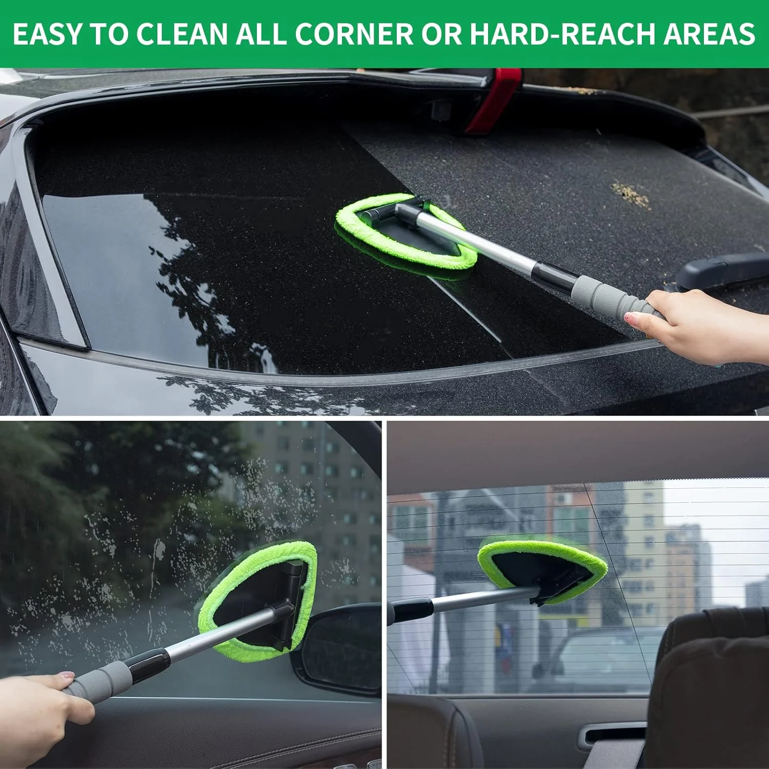 🏆LAST DAY SALE £7.99⚡Microfiber Windshield Cleaner with Extendable Handle - Image 2