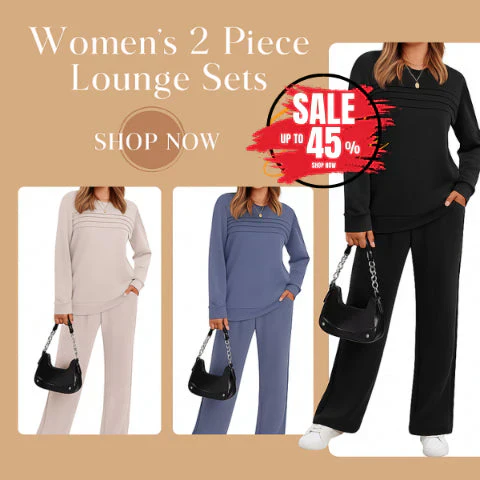 🎁2026 New Arrivals 60% OFF💥Women's Crew Neck Top & Drawstring Pants Set - Image 4