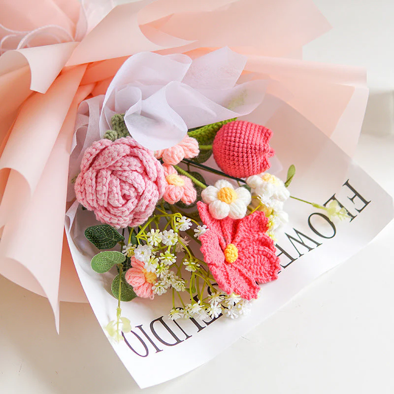 🌹Mother's Day Special Sale 50% OFF!💕Handmade Delicate Crochet Flower Bouquet - Image 10