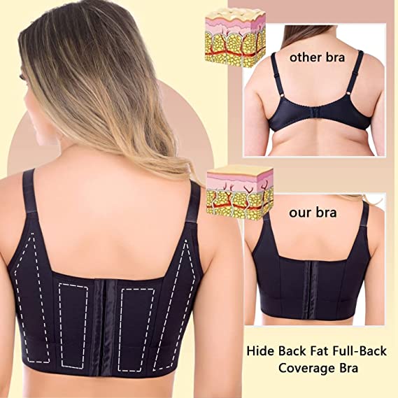 Deep Cup Bra Hide Back Fat With Shape Wear Incorporated - Image 4