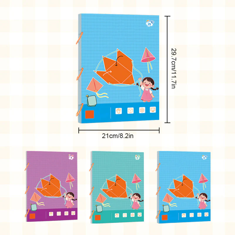 🔥New Upgrades👶✨Pull String 3D Geometry Learning Book - Image 8