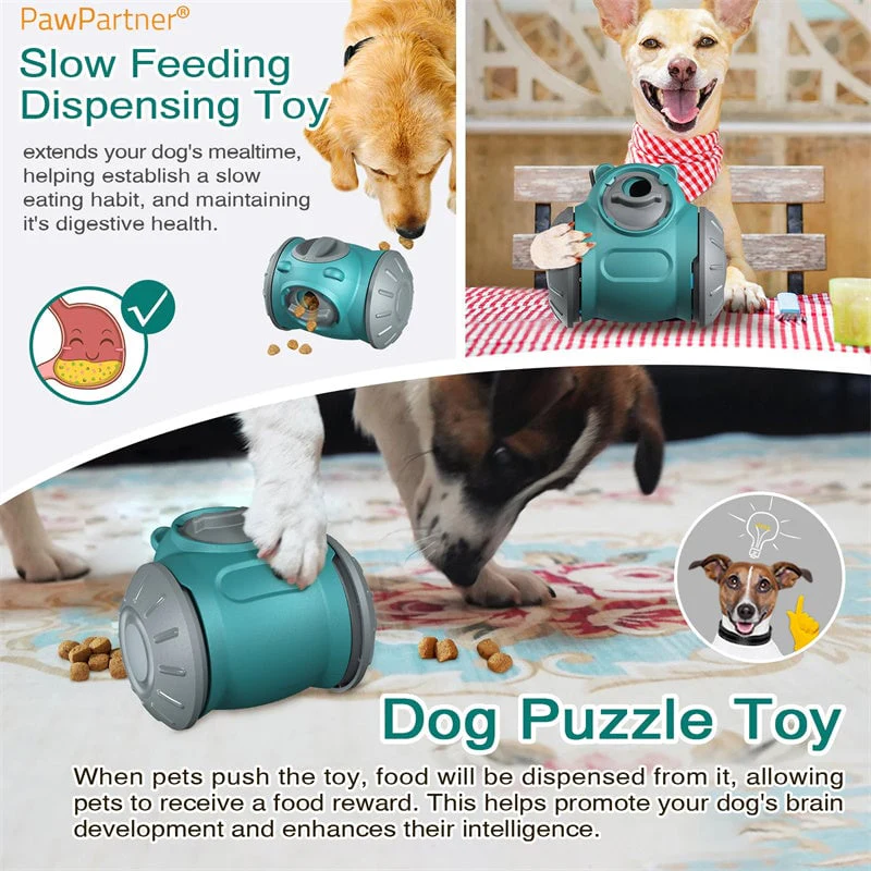 💝Hot Sale💝New dog food funnel tumbler ball balance car dog toys - Image 5