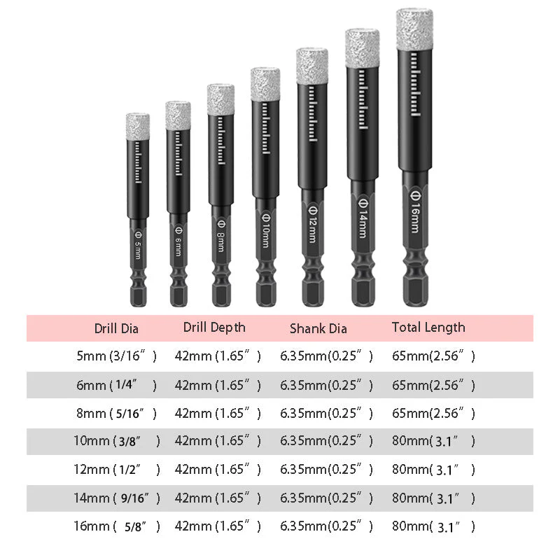 🔥49% OFF🔥Hex shank drill bits for marble/tile/stone🛠️ - Image 10