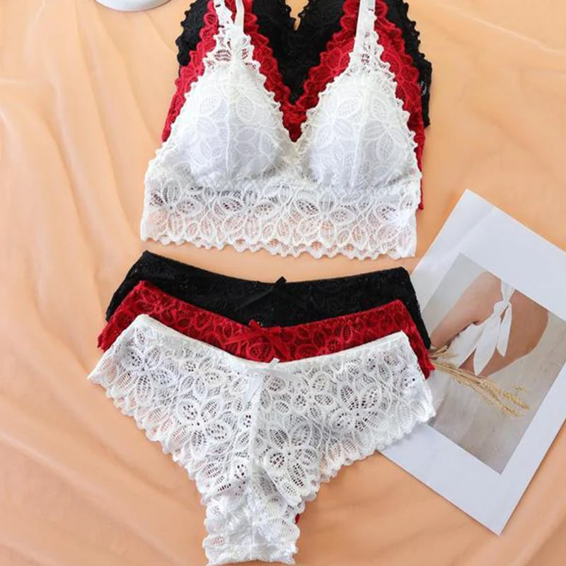 šSummer Special Offer-Buy 2 Get 1 FreešEnsemble de lingerie sexy en dentelle - Image 10