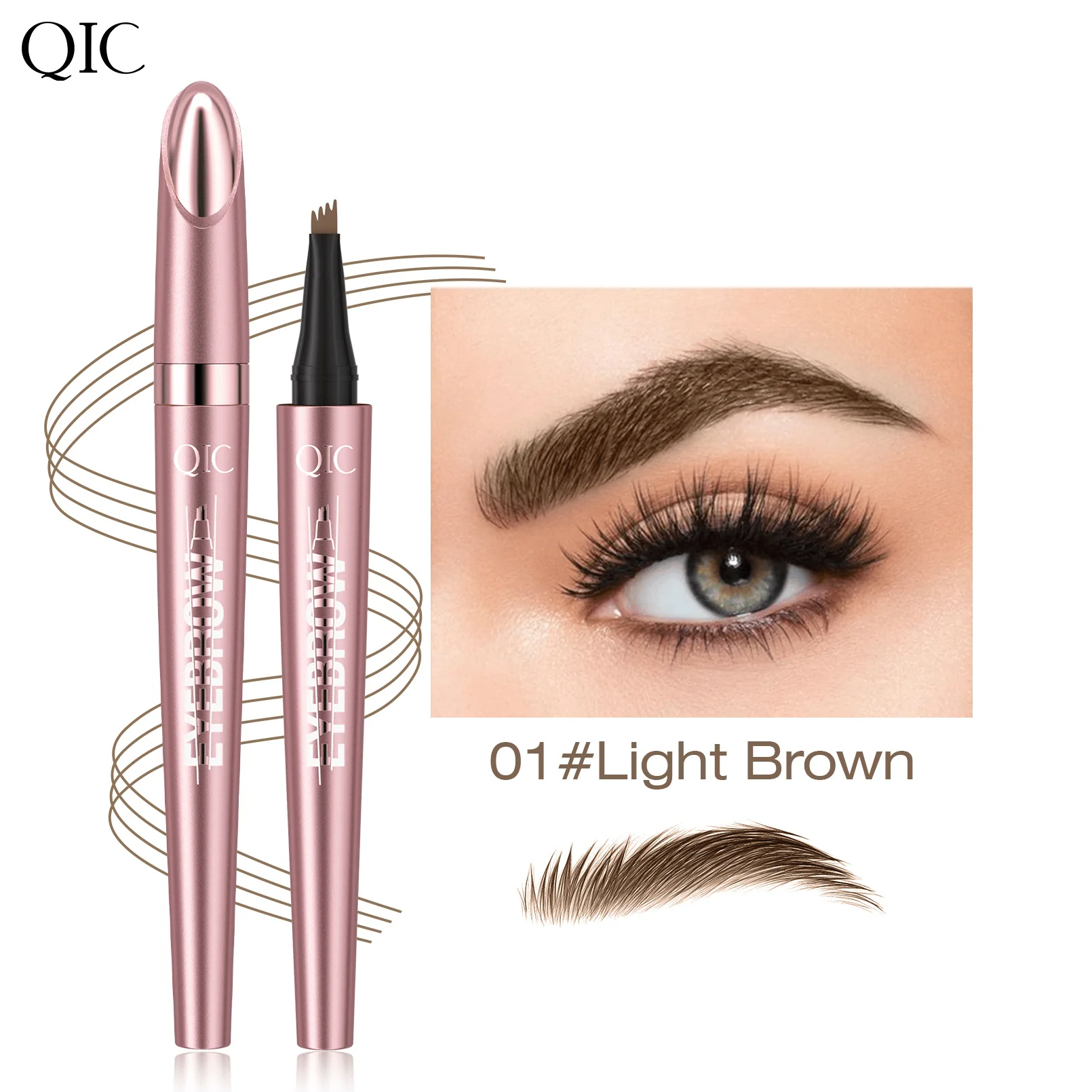 ⏳LAST DAY SALE: ONLY£7.99!!BUY 1 GET 1 FREE✨💦 Waterproof Micro-Fork Eyebrow Pencil - Image 10
