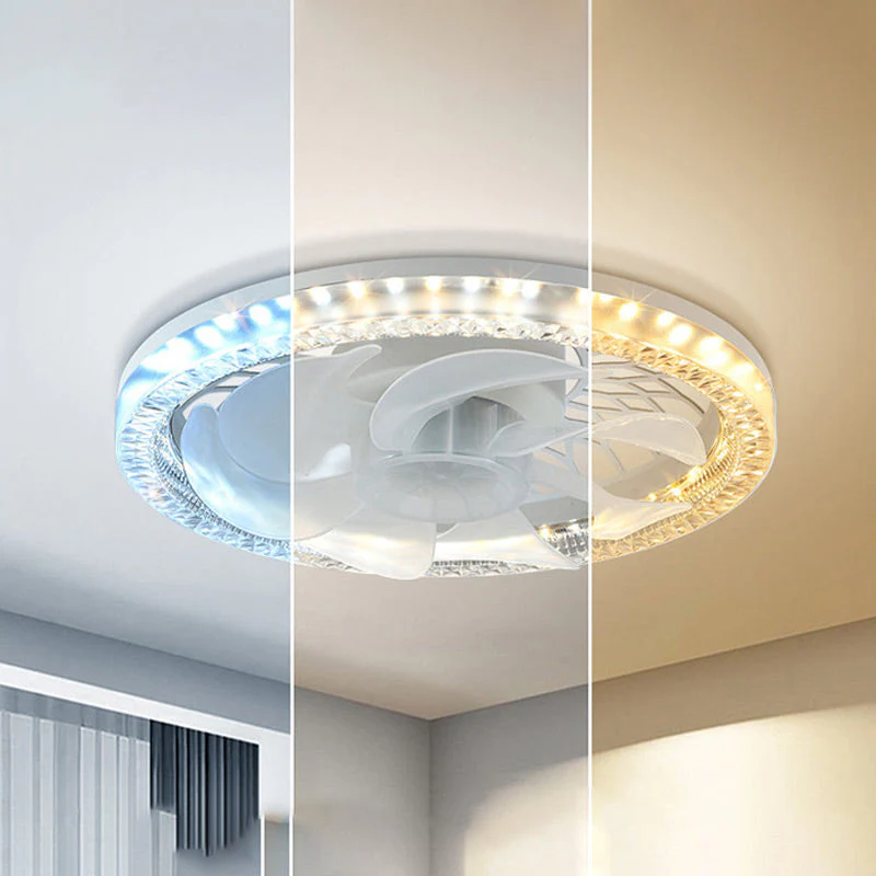 2-in-1 Mute Adjustable Fan Light with Remote Control - Image 2