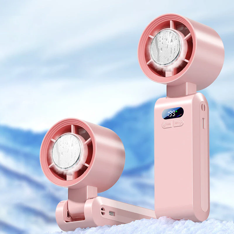 📣📣HOT SALE🥳50K+ SOLD!🔥Handheld Portable Fan with Ice Cooler - Image 11