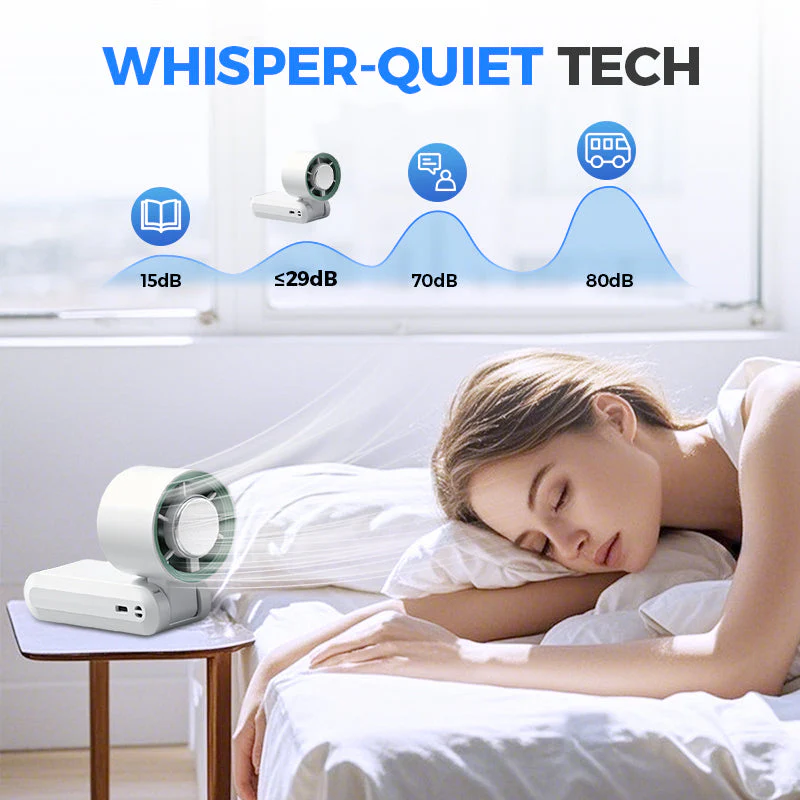📣📣HOT SALE🥳50K+ SOLD!🔥Handheld Portable Fan with Ice Cooler - Image 5