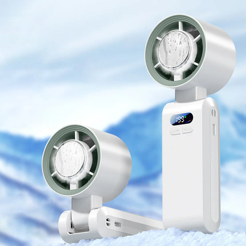 📣📣HOT SALE🥳50K+ SOLD!🔥Handheld Portable Fan with Ice Cooler - Image 9