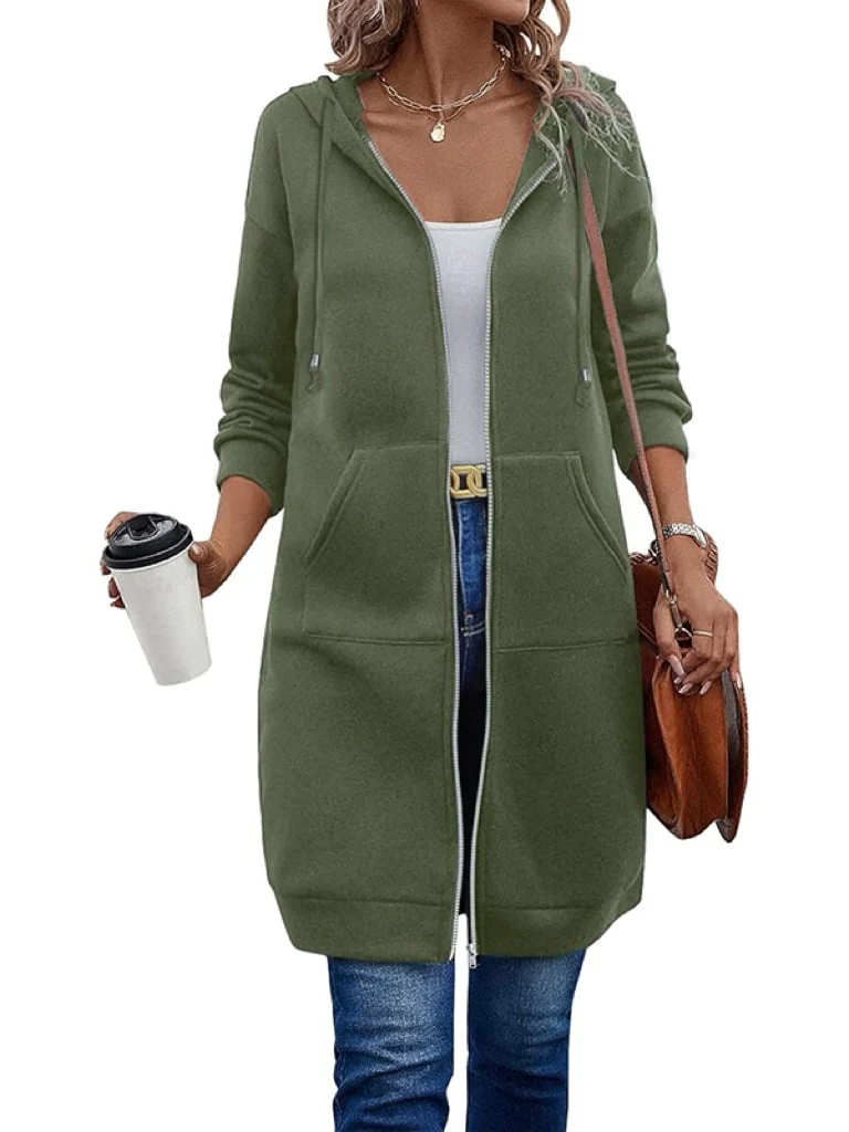 ⏳Time-limited Special Price ￡12.99!!⏰ Women Casual Zip up Fleece Hoodies🍂 - Image 2