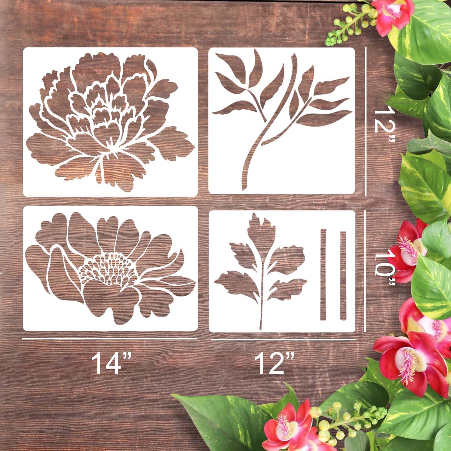 🔥Summer Sale -49% OFF🌻Garden Fence Large Flower Stencils🖌️DIY decoration - Image 14