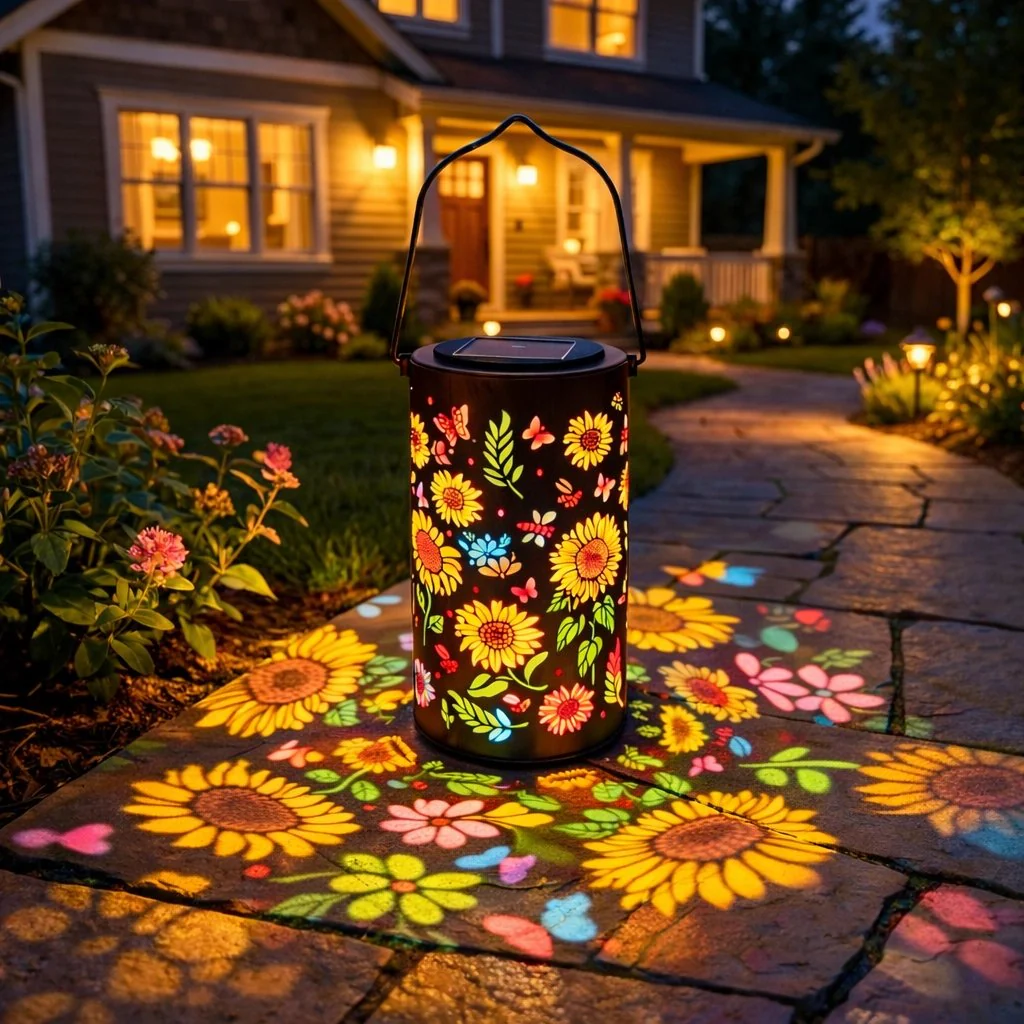 🔥HOT SALE 49% OFF-🌞Colorful Sunflower Glow Solar Garden Lantern - Image 4