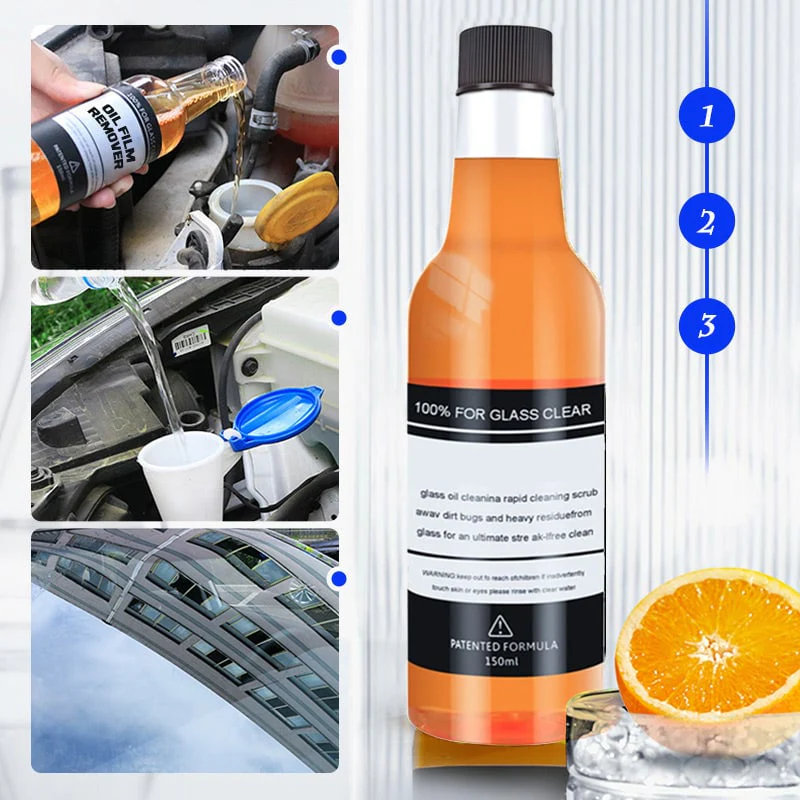 🔥HOT SALE 50% OFF🔥Car Glass Oil Film Stain Removal Cleaner - Image 16