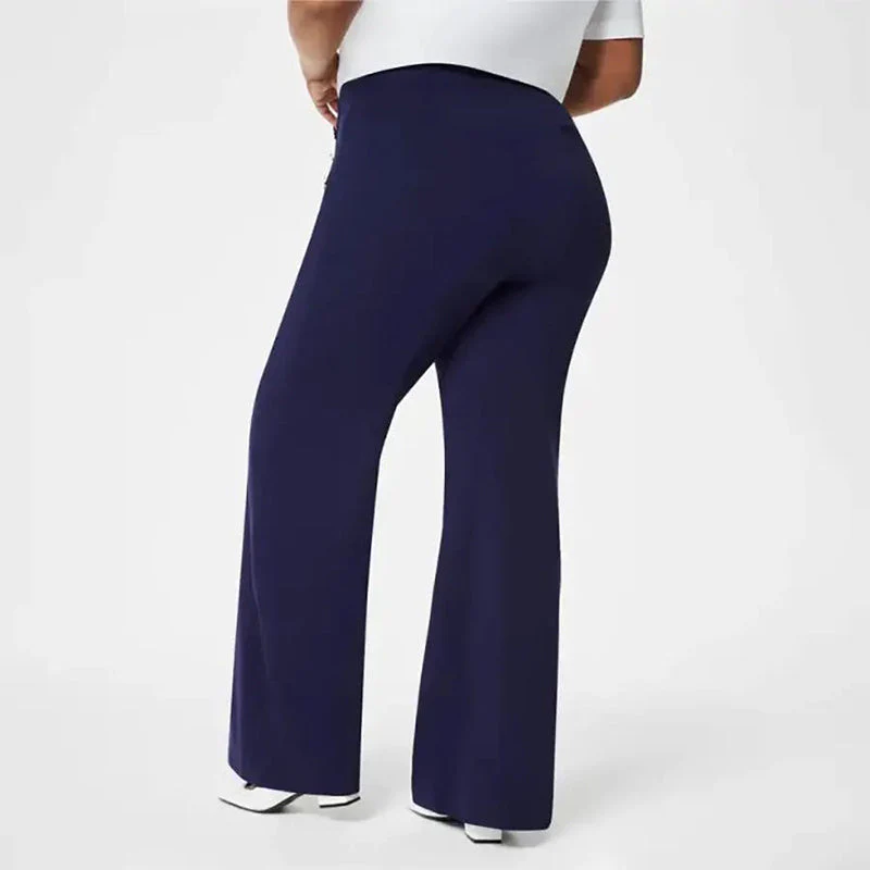 🥇Three lengths available🔥High Stretch High Waist Wide Leg Trousers - Image 10
